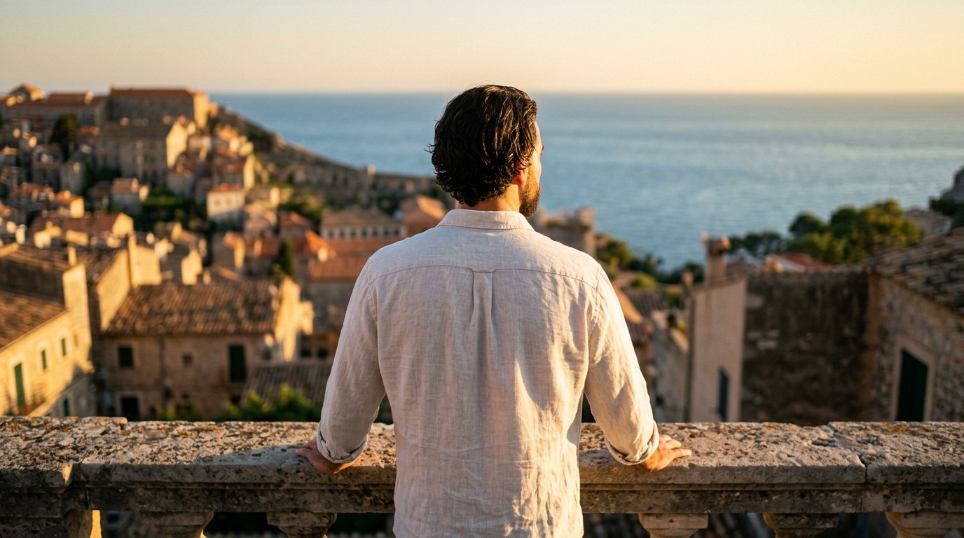 Facing a city I look at as wealth to be built